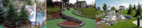 Mini golf course construction